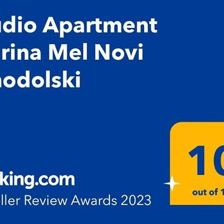 Studio Apartment Marina Mel 诺维·维诺多尔斯基 外观 照片